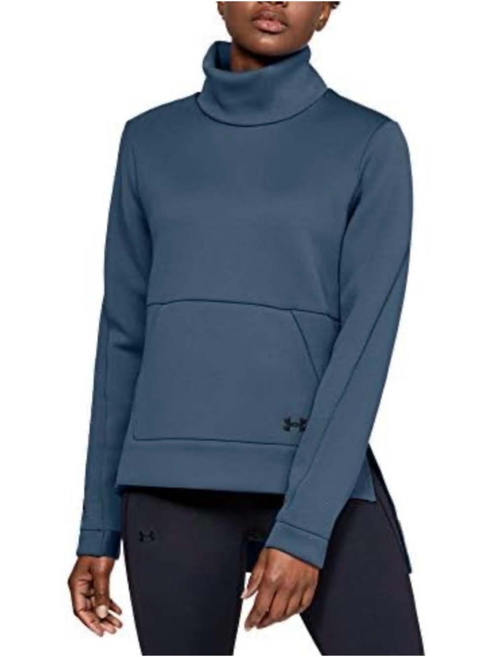 Under Armour Women's Slate Blue Funnel Neck Pullover